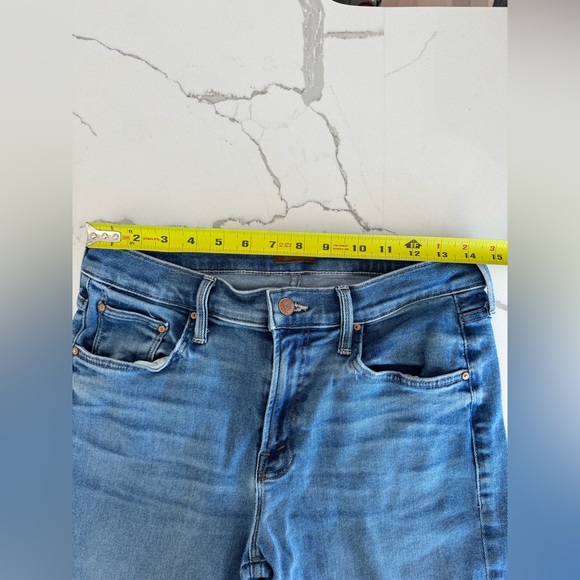 MOTHER The Mid Rose Rambler Zip Ankle Fray - Picture 4 of 9